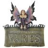 Don't Piss Off The Fairies Wall Patio Plaque