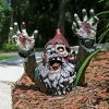 Halloween Zombie Gnome Outdoor Garden Statue