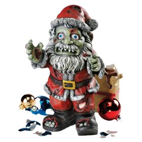 Halloween Zombie Claus Garden Outdoor Statue