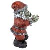 Halloween Zombie Claus Garden Outdoor Statue