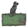 Witch's Wall Outdoor Garden Cat Plaque