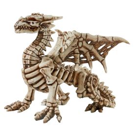 Halloween Corpus Crux Dragon Skeleton Garden Statue