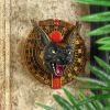 Bad Tempered Bastet Egyptian Cat Wall Sculpture Plaque