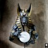 Anubis Egyptian God Of Underworld Illuminated Wall Sculpture/Sconce