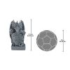 Set Of Sword & Shield Dragon Garden Outdoor Statues
