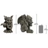 Set Of 2 Small Babble & Whisper Garden Gargoyles