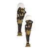 Pair Of Egyptian Caryatid & Telemon Wall Lights