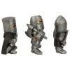 Set Of 3 Medieval Warrior Nobles