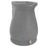Grey Granite 65-Gallon Rain Barrel With Integrated Planter