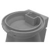 Grey Granite 65-Gallon Rain Barrel With Integrated Planter