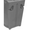 Grey Granite 65-Gallon Rain Barrel With Integrated Planter
