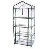 Durable 4-Tier Greenhouse Plant Stand With PVC Cover