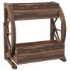 Farmhouse Wood Wagon Wheel Planter