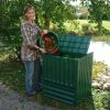 110-Gallon Green Plastic Outdoor Compost Bin