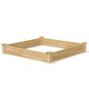 4' x 4' Wooden Raised Garden Bed