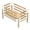 Farmhouse Cedar Elevated Garden Bed - 24" x 48" x 31"