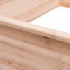 Durable Fir Wood Raised Garden Bed For Easy Planting (3.3' Square)
