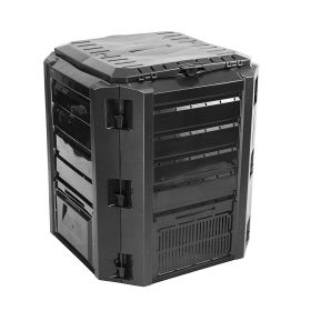 100-Gallon Black Compost Bin For Household Composting