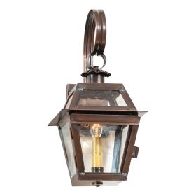 Jr. Town Crier Outdoor Wall Light in Solid Antique Copper - 1 Light