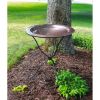 29-inch High Tripod Ring Stand For Birdbath - Bird Bath Bowl Not Included