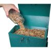 Rugged Green Metal Squirrel-Proof Bird Feeder