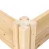 Natural Cedar 4 ft x 4 ft Raised Garden Planter