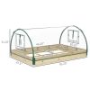 Mini Raised Garden Bed Planter Box Greenhouse Combo