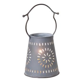 Farmhouse Wax Warmer in Weathered Zinc