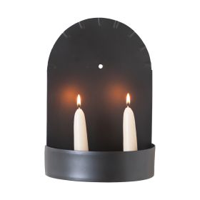 Cambridge Two Candle Sconce in Smokey Black