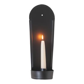 Americana Candle Sconce in Smokey Black