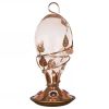 Copper & Glass Hummingbird Feeder