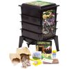 Worm Bin With Spigot For Compost Tea - Suitable For Indoor/Outdoor Use
