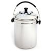Stainless Steel Kitchen Compost Container With Charcoal Filter