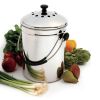 Stainless Steel Kitchen Compost Container With Charcoal Filter