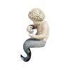 Little Sitting Mermaid Garden Statue With Oyster & Pearl
