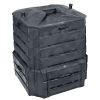 Black Plastic Compost Bin For Garden - 94 Gallon Capacity