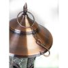 Copper Bird Feeder With 3 Tubes & 9 Feeding Ports