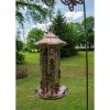 Copper Bird Feeder With 3 Tubes & 9 Feeding Ports