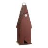 Outdoor Garden Brown Solid Wood & Iron Bird House