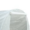 14.7 Ft x 6.5 Ft Outdoor Greenhouse With Steel Frame & PE Cover