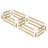 Farmhouse Raised Garden Bed - 4 x 12 Ft Pine Wood Planter