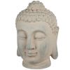 Zen Buddha Head Garden Outdoor Statue