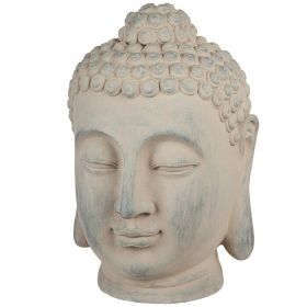 Zen Buddha Head Garden Outdoor Statue
