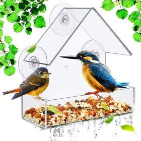 Acrylic Transparent Plexiglass Bird Feeder