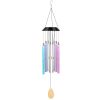 Solar Wind Bell With Color Shifting Decorative Light Hanging Strand