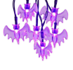 Solar-Powered Bat String Lights For Outdoor Use In Gardens