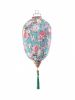 Traditional Chinese Lantern 14" Light Blue Peony Lampshade For Home & Garden