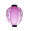 Handcrafted Sakura-Themed Pink & White Japanese Lantern For Home Décor