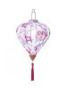 Chinese Style 14'' Diamond Cloth Lantern For Garden Hydrangea Design