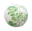 16" Bamboo Pattern Hanging Paper Lantern (Chinese/Japanese Style)